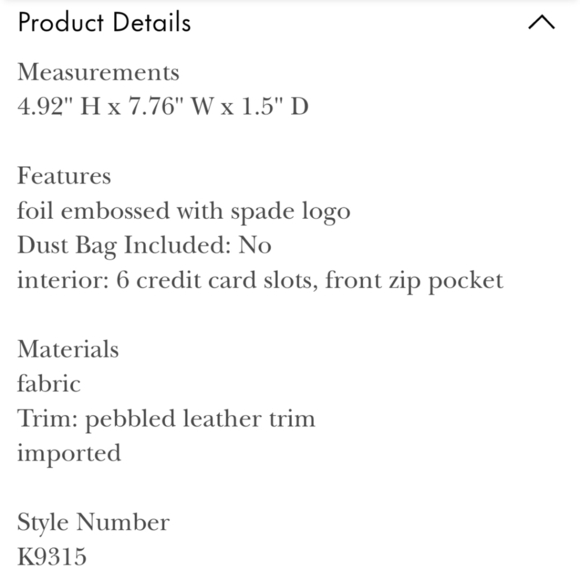 Kate Spade ♠️ Marti Wallet Crossbody - Picture 11 of 11